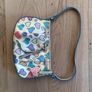 Dooney & Bourke Colorful Heart Patterned Bag